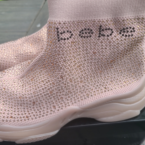 Bebe Myla Stretch Sock Ankle Booties - Picture 3 of 8